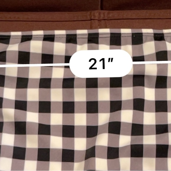 Joe Boxer Black and White Checkered Bikini Bottom - Picture 6 of 7